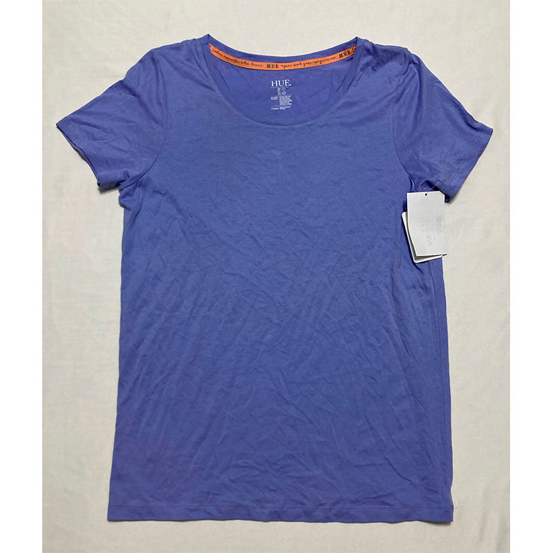 Hue Short Sleeve Scoop Neck Solid Only Pajama Top S