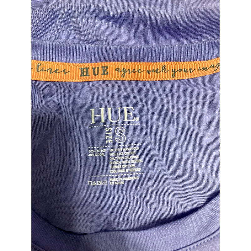 Hue Short Sleeve Scoop Neck Solid Only Pajama Top S