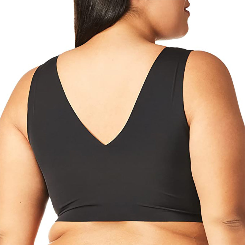Calvin Klein Invisibles Lightly Lined V Neck Bralette Bra black M