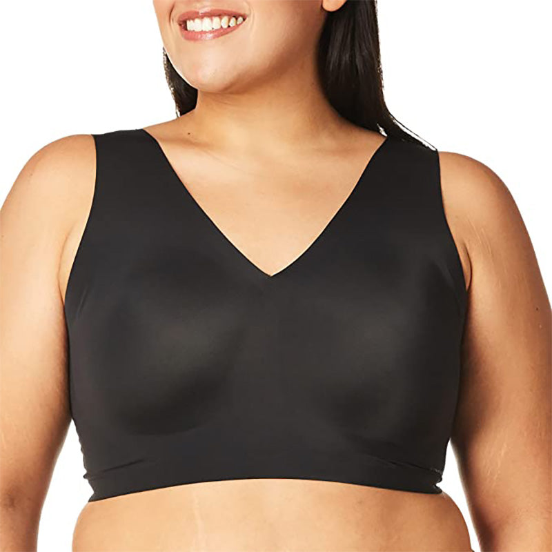 Calvin Klein Invisibles Lightly Lined V Neck Bralette Bra black M