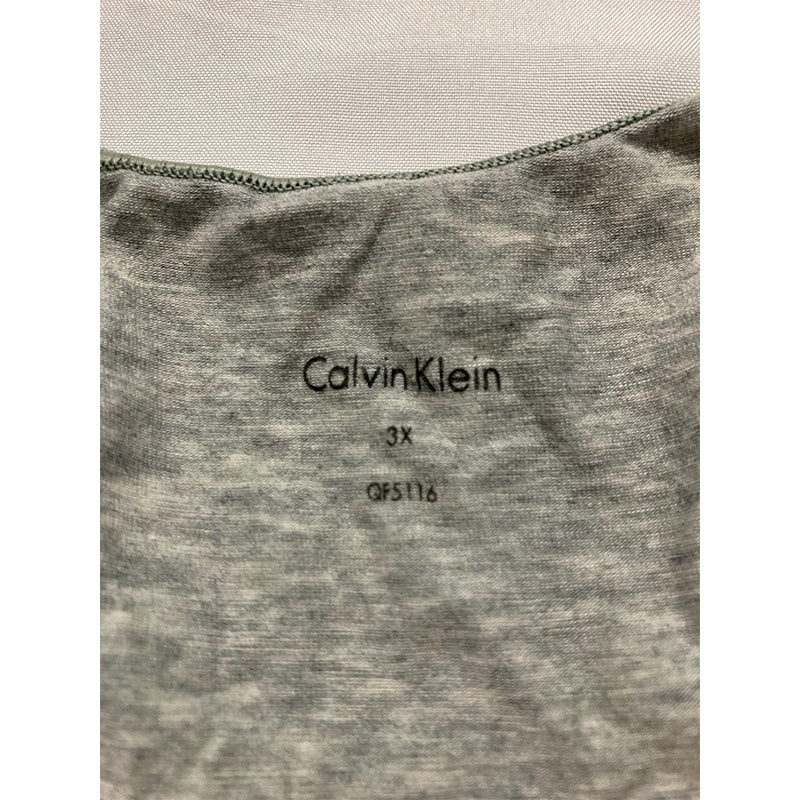 Calvin Klein Modern Cotton Unlined Wireless Bralette Grey Heather 3X