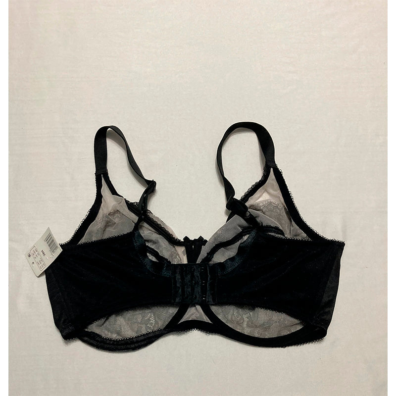 Wacoal Retro Chic Full Figure Underwire bras Black 38H