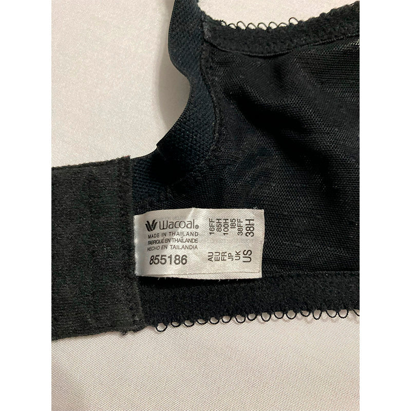 Wacoal Retro Chic Full Figure Underwire bras Black 38H