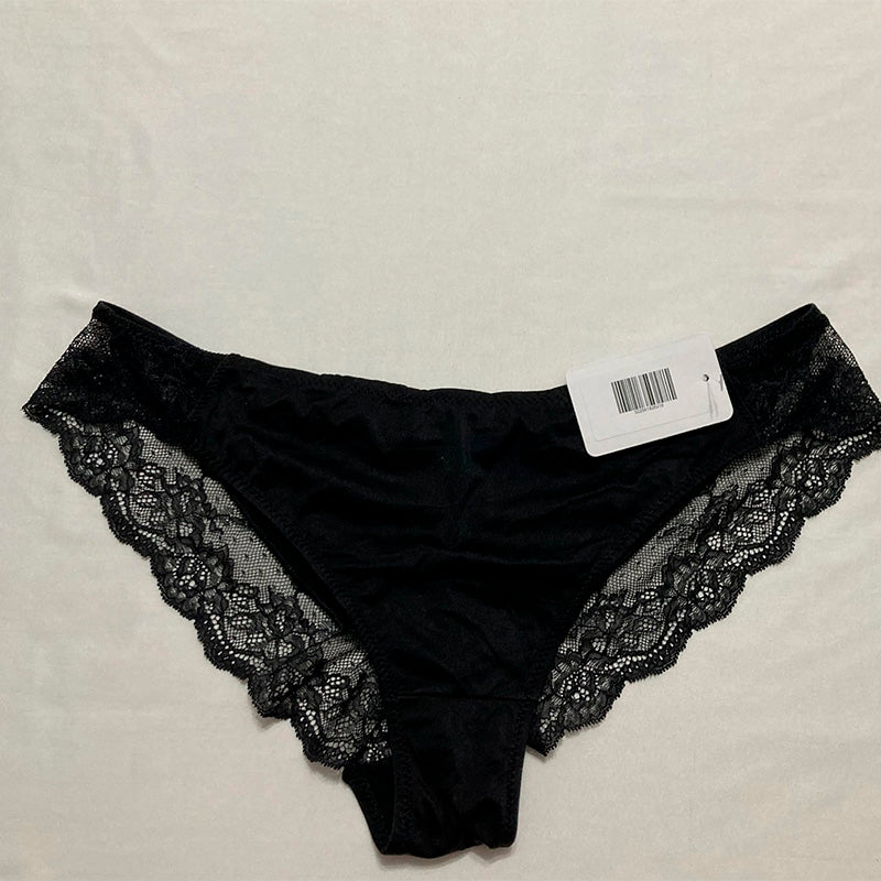 Maidenform Comfort Devotion Lace Back Tanga Panty Black XL