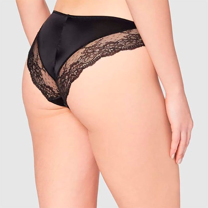 Maidenform Comfort Devotion Lace Back Tanga Panty Black XL