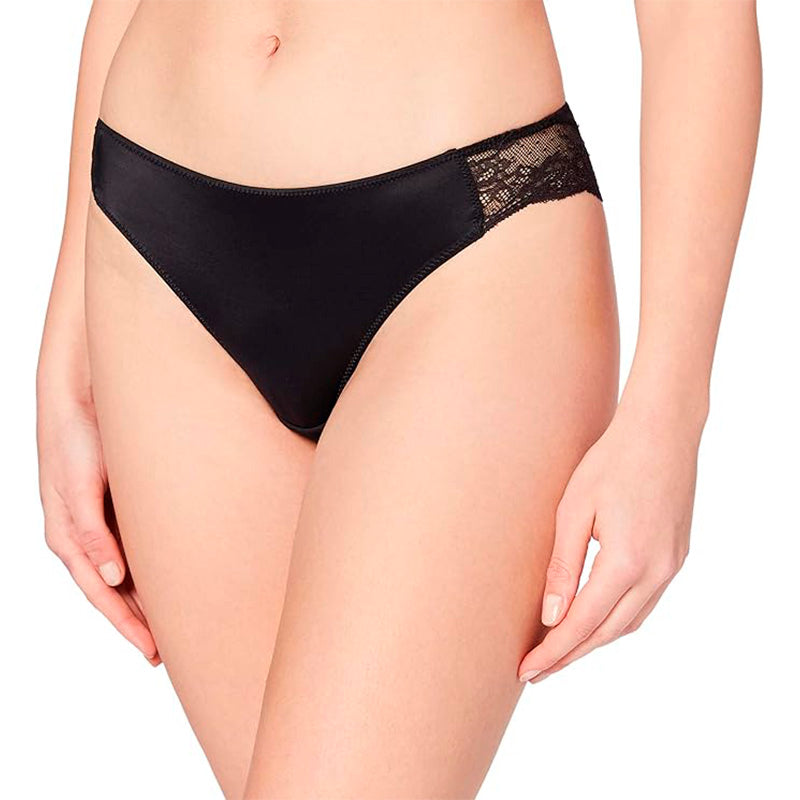 Maidenform Comfort Devotion Lace Back Tanga Panty Black XL