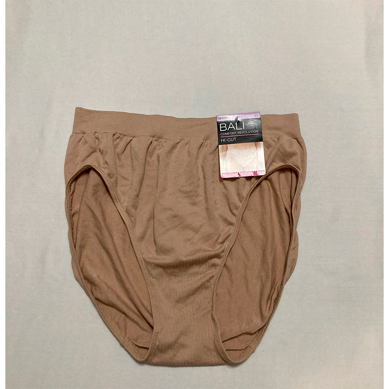 Bali womens Comfort Revolution Seamless Hicut briefs underwear 1 Pack Nude 7