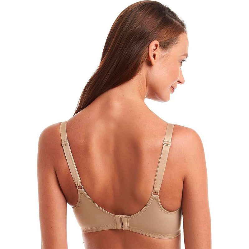 Lilyette Comfort Lace Minimizer Bra Body Beige 36D