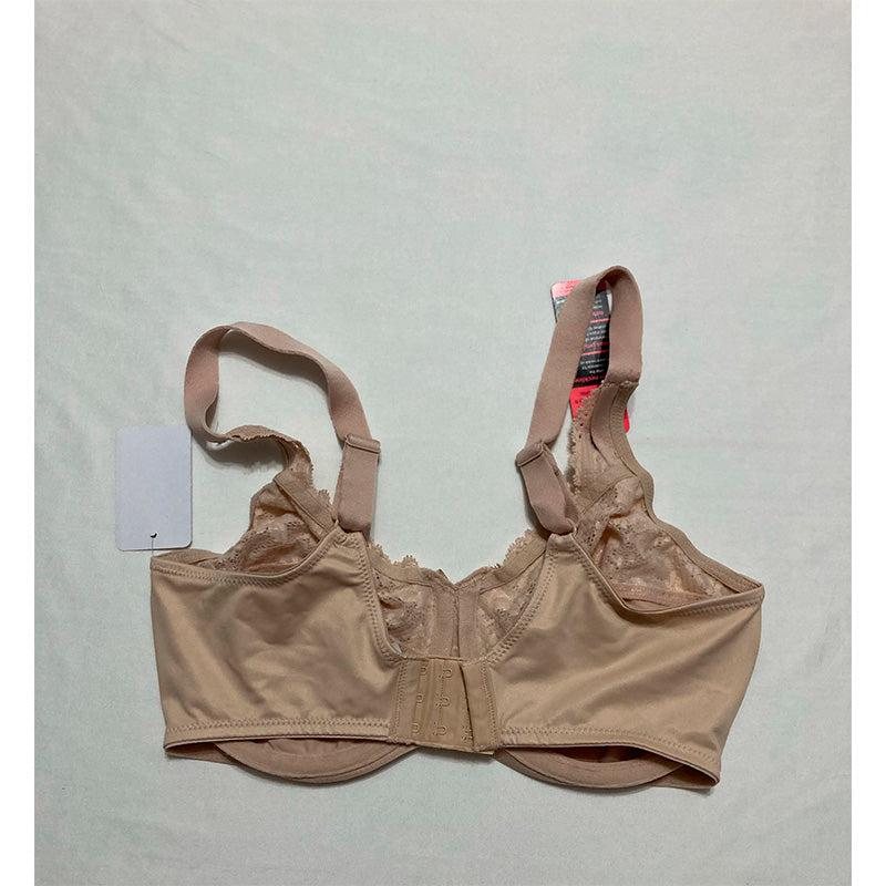 Lilyette Comfort Lace Minimizer Bra Body Beige 36D