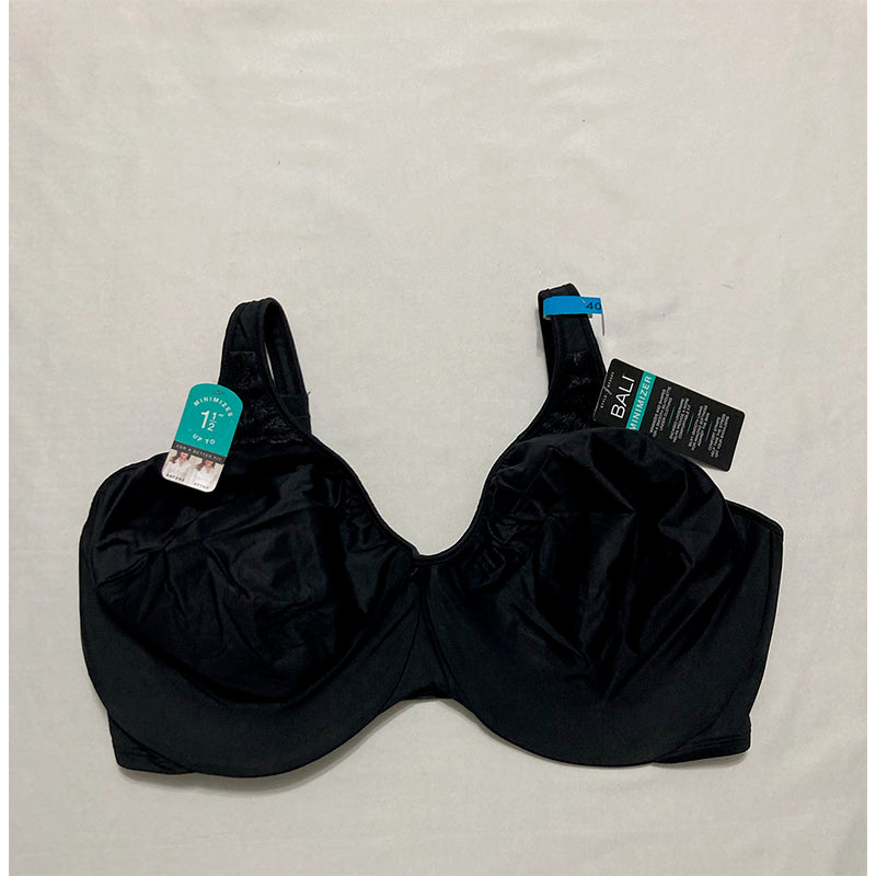 Bali Passion For Comfort Minimizer Underwire Bra Black 40DDD