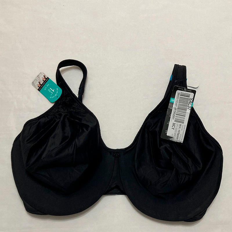 Bali Passion For Comfort Minimizer Underwire Bra Black 34DDD