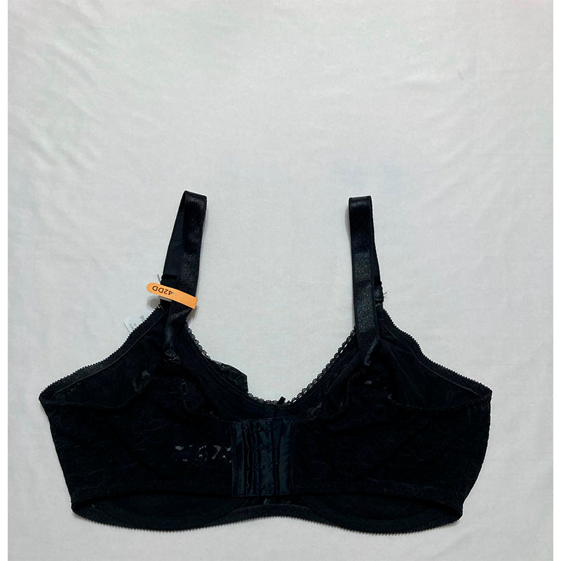Bali Lace Smooth Stretch Lace Underwire 42DD Black