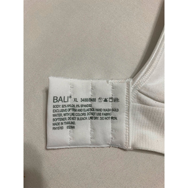 Bali Comfort Revolution Shaping Wirefree Bra White XL