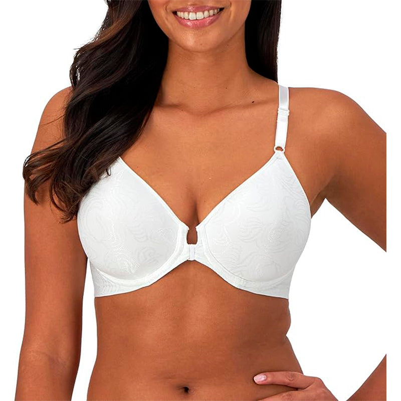 Bali Comfort Revolution Front-Close Shaping Underwire Bra White 36D