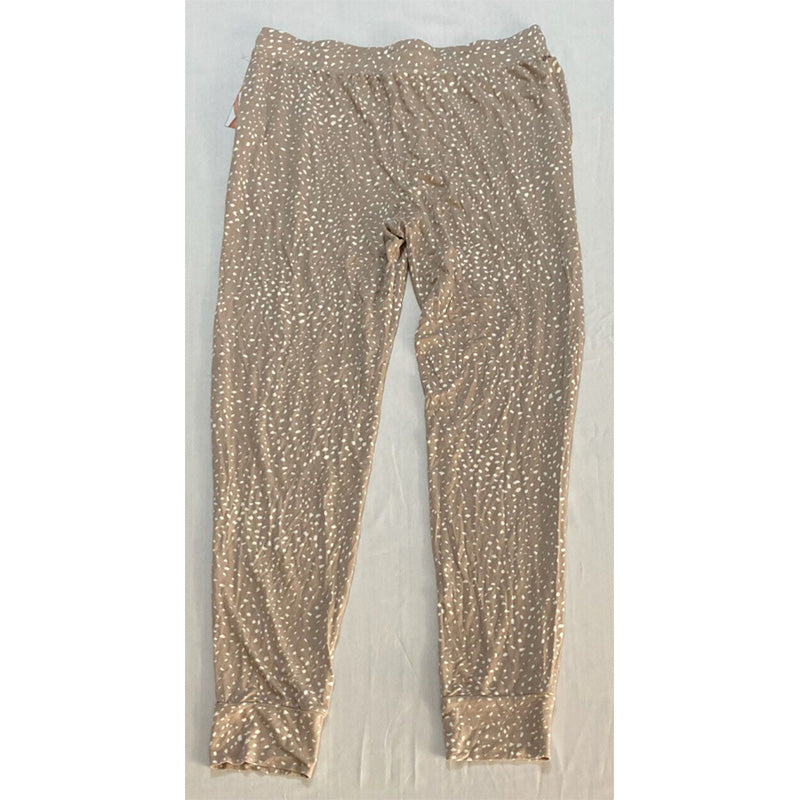 Alfani Intimates Only Pajama Pants Waistband Rope Light Beige S