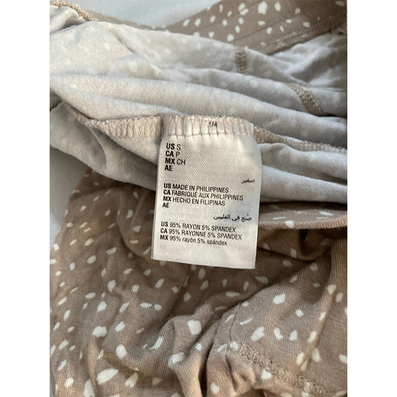 Alfani Intimates Only Pajama Pants Waistband Rope Light Beige S