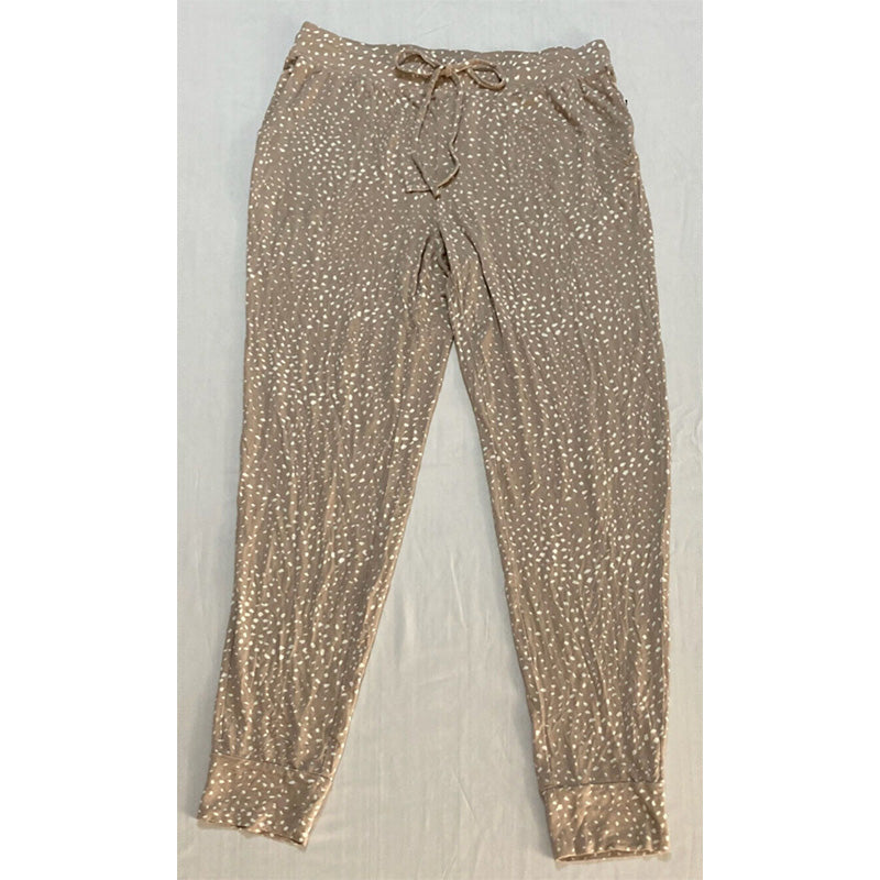 Alfani Intimates Only Pajama Pants Waistband Rope Light Beige S