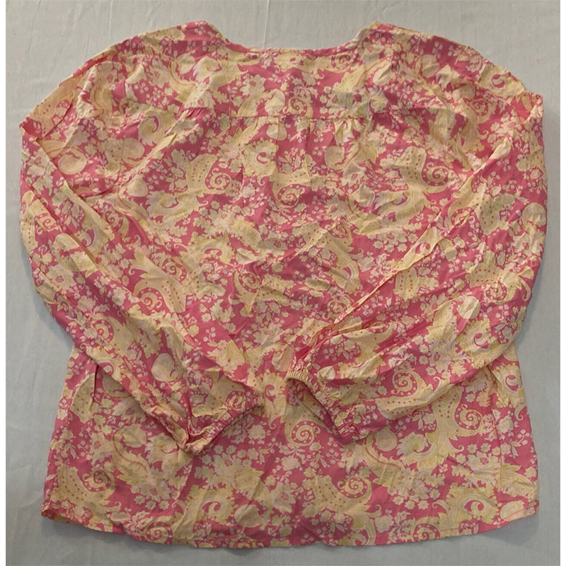 Charter Club Cotton Swiss Only Pajama Top Multicolor XS