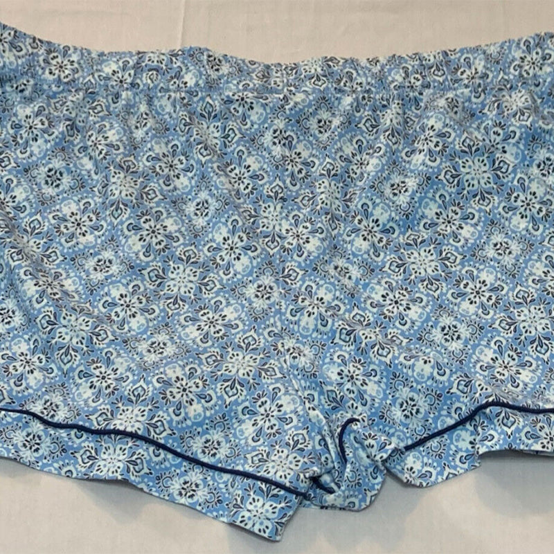 Charter Club Pajama Short Blue L