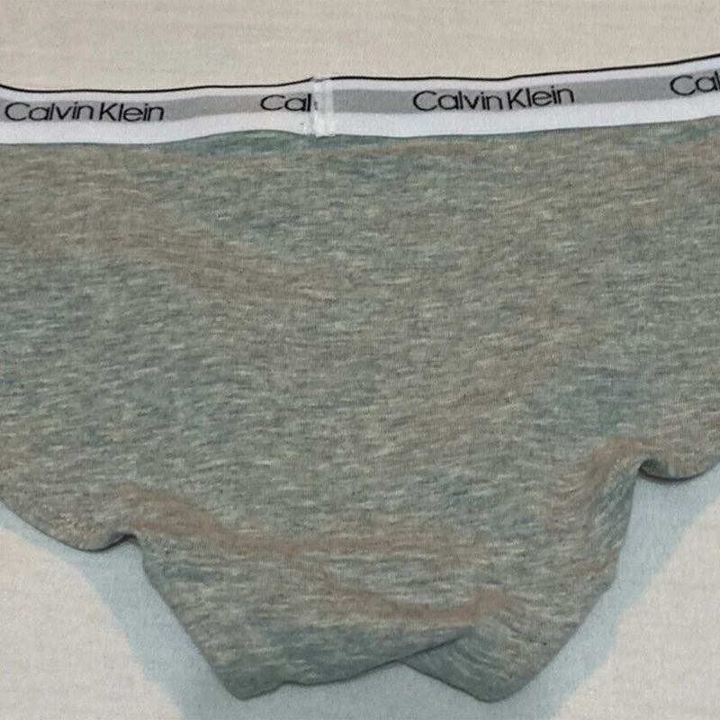 Calvin Klein Girls' Modern Cotton Bikini Panty Grey L