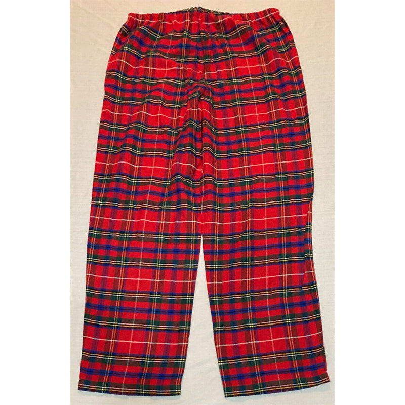 Unbranded Only Pajama Pants Plaid Red M