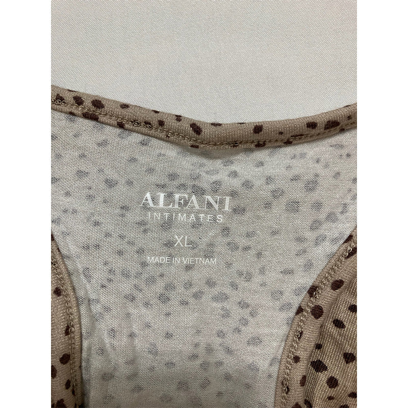 Alfani Super-Soft Tank Only Pajama Top Nude XL