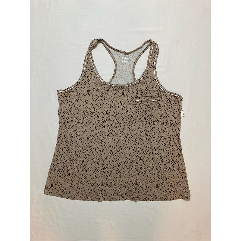 Alfani Super-Soft Tank Only Pajama Top Nude XL