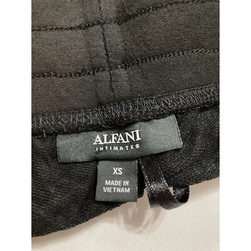 Alfani Intimates Pajama Short Waistband Black XS