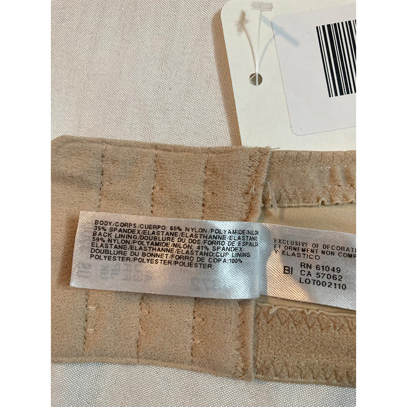 NWD Wacoal Staying Power Strapless Bra Nude 32DD