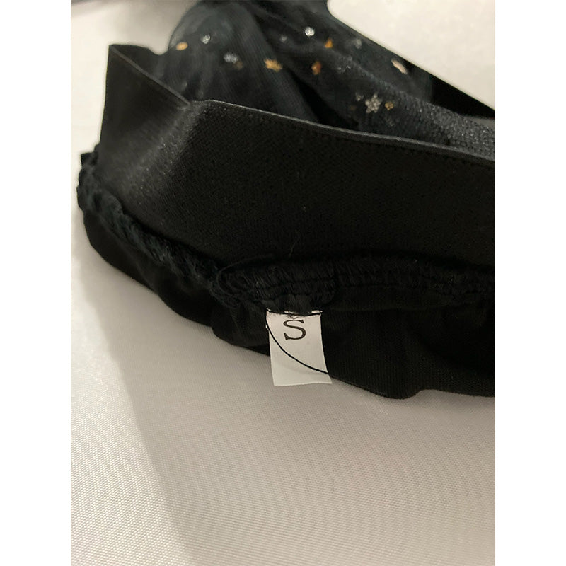 Unbranded Women's Sheer Tutu Skirt Black S