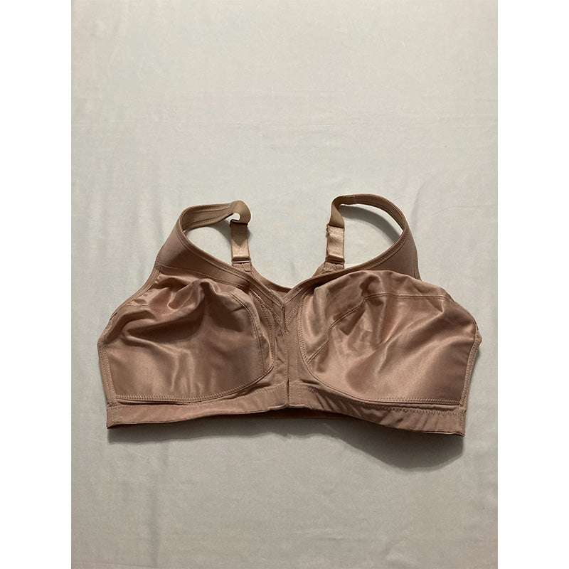 Glamorise MagicLift Front Close Posture Back Support Bra Cafe 40DD