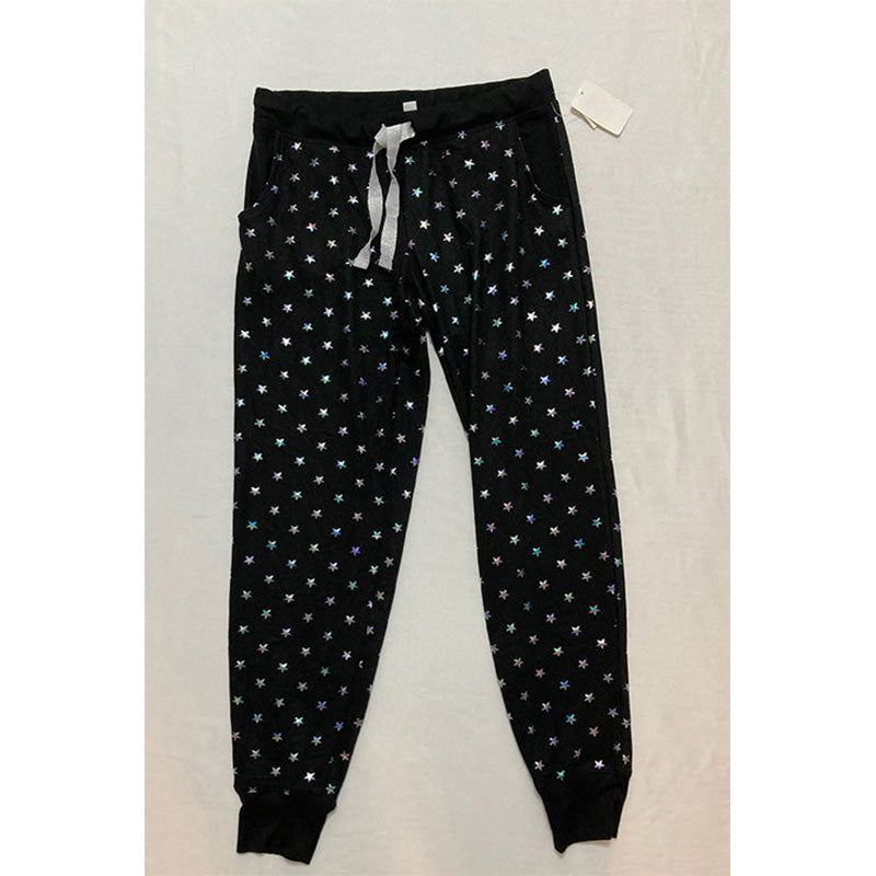 Jenni Twinning Super Soft Pajama Pants Black S
