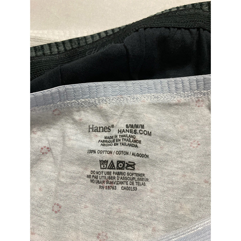 Hanes Cotton Brief Underwear Multi-Pack Multicolor 6