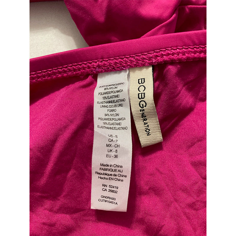 BCBGeneration Low-Rise Bikini Bottom Pink S