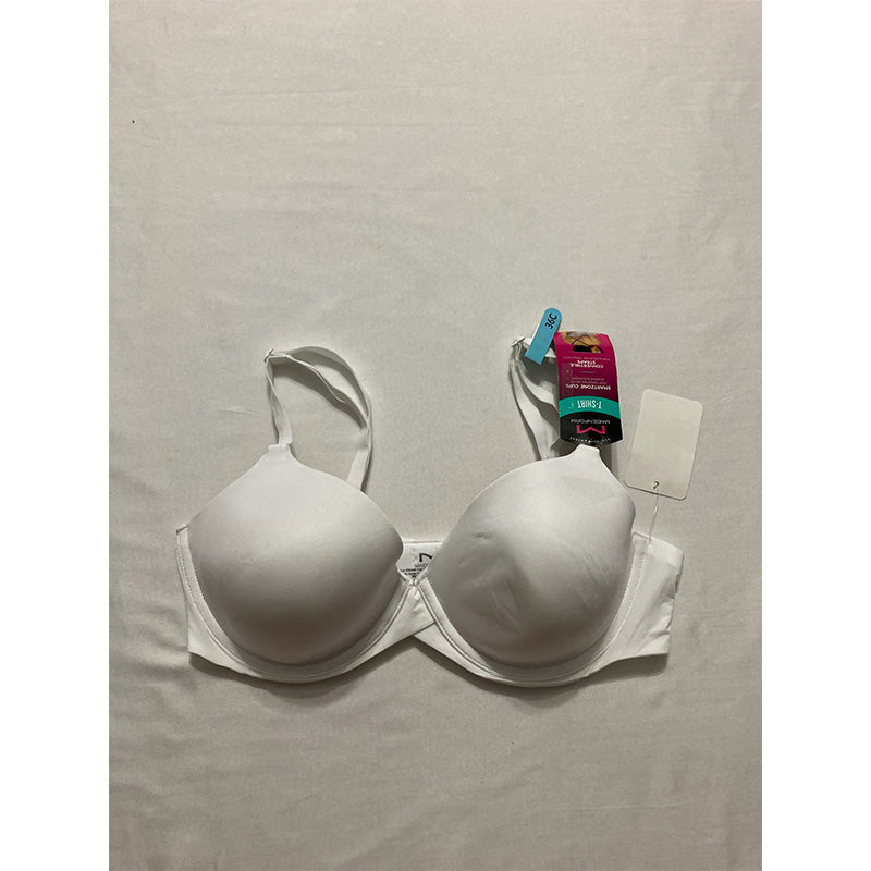 NWD Maidenform One Fab Fit Modern Demi Lightly Padded White 36C