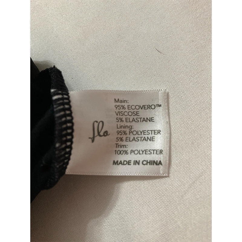 Flo Dancewear Mesh Cross Back Tutu Dress Black L