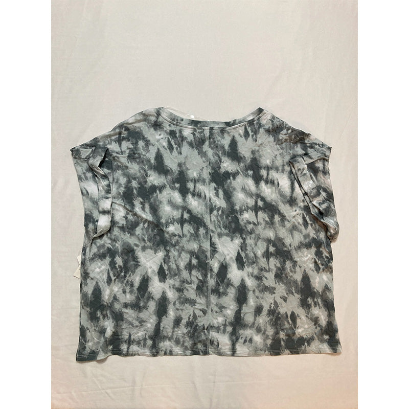 Alfani Ultra Soft Only Pajama Top Grey Tie Dye 2XL