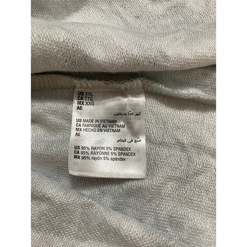 Alfani Ultra Soft Only Pajama Top Grey Tie Dye 2XL
