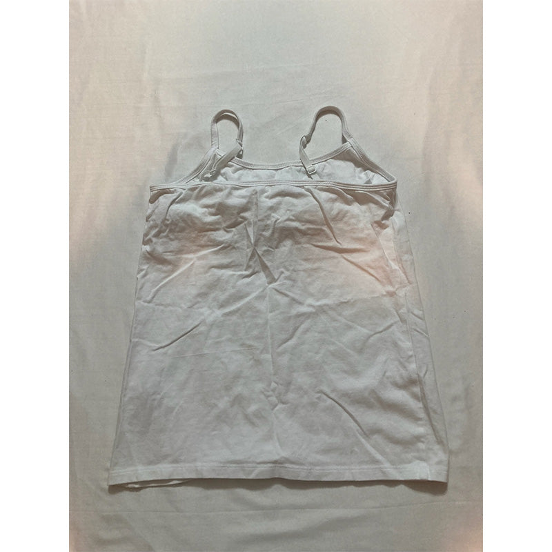 Charter Club Shelf-Bra Cami Tank White M