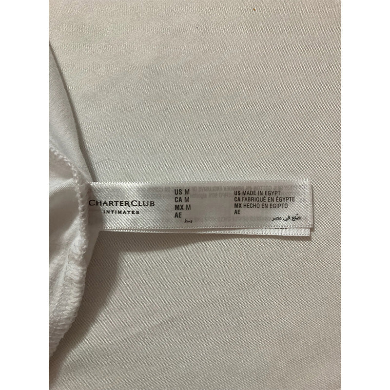 Charter Club Shelf-Bra Cami Tank White M