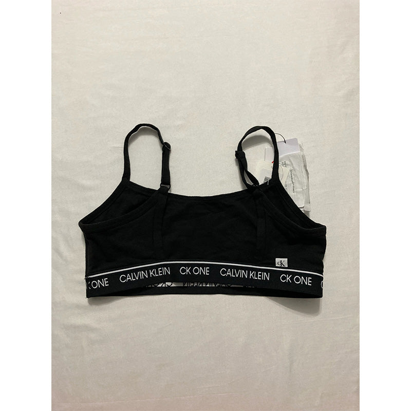 NWD Calvin Klein Cotton Unlined Bralette Black M