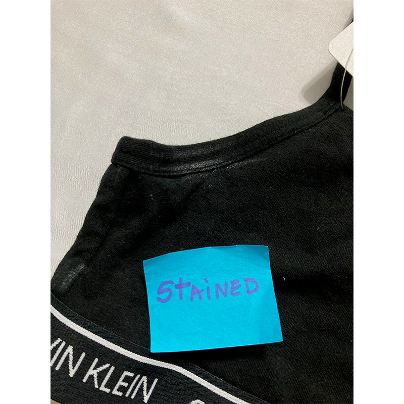 NWD Calvin Klein Cotton Unlined Bralette Black M