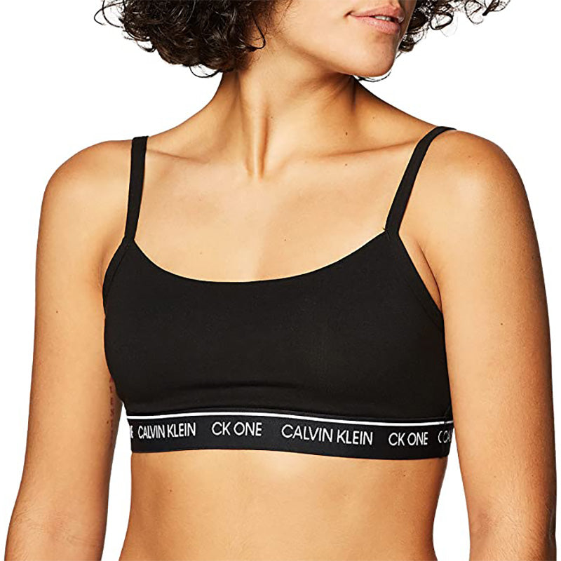NWD Calvin Klein Cotton Unlined Bralette Black M