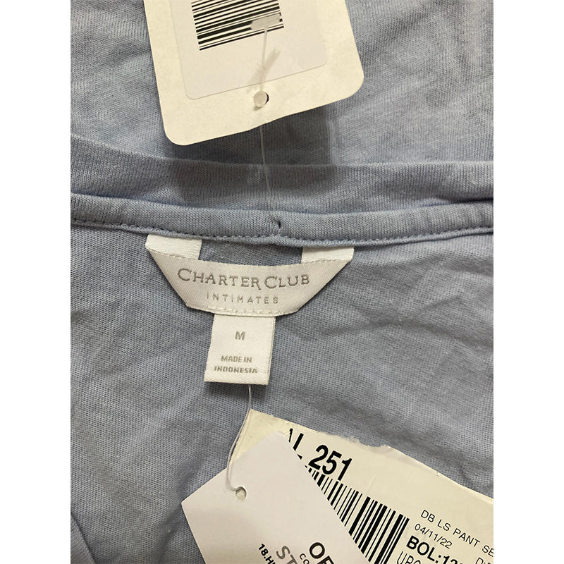 Charter Club Cotton Only Pajama Top Tapestry M