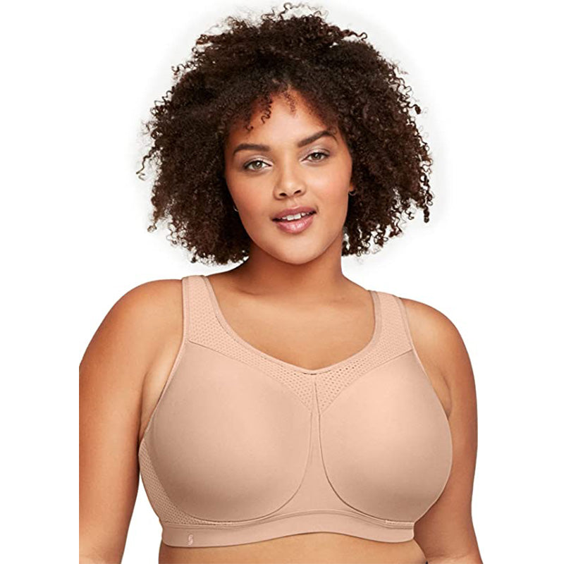 Glamorise Hi-Impact Sports Bra Underwire Nude 36DD