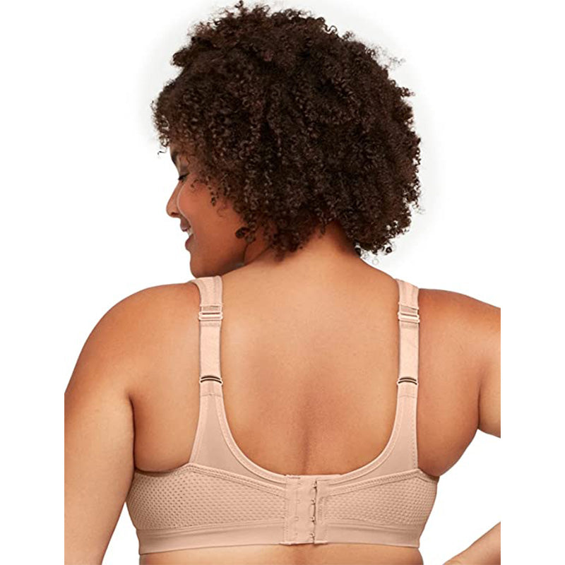 Glamorise Hi-Impact Sports Bra Underwire Nude 36DD