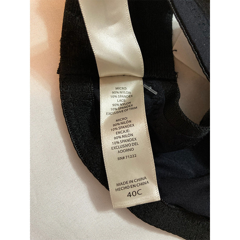 Jessica Simpson Bra Black 40C