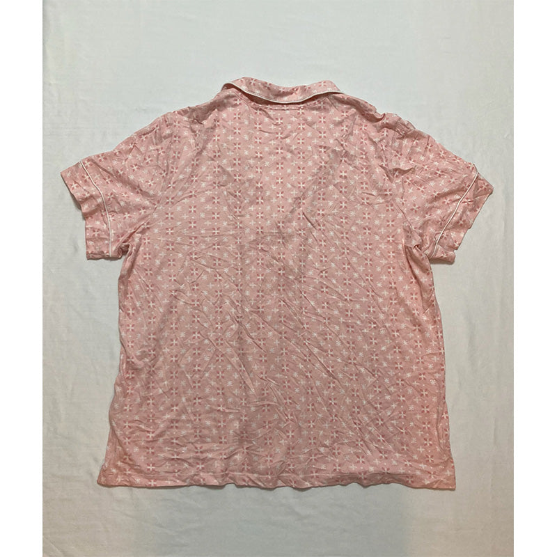 Charter Club Printed Notch-Collar Only Pajama Top Sweet Geo XL
