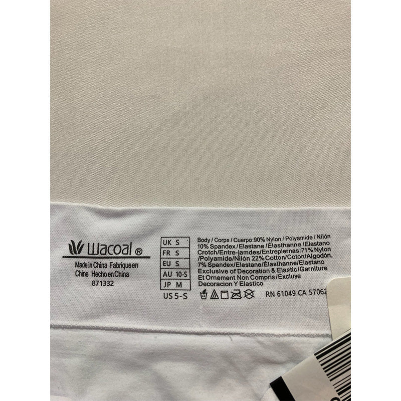NWD Wacoal Feeling Flexible Seamless Hi Cut Panty White S