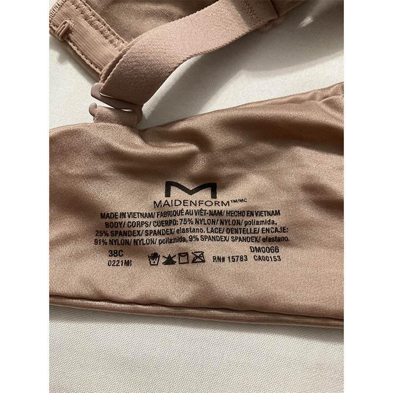 NWD Maidenform DreamWire Underwire Bra Evening Blush 38C